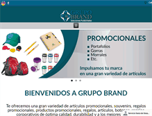 Tablet Screenshot of grupobrand.com